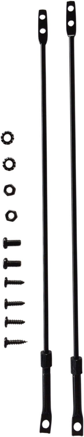 EXTRA CANDLE HOLDERS FLEXTRA ROUND, BLACK 2-PACK