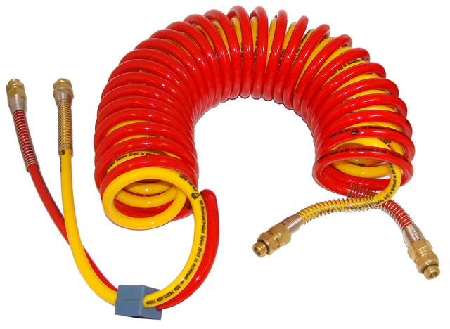 BRAKE COIL DOUBLE 5.6m YELLOW/RED M16x1.5 D110mm PUR-PES