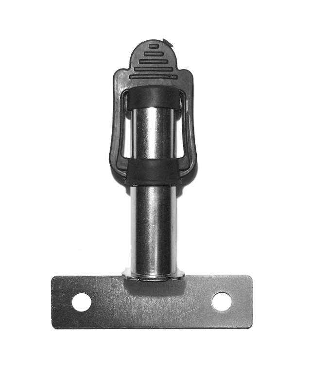 BRACKET WITH DIN CONNECTOR BOLT FASTENER, 2 BOLT SIDE