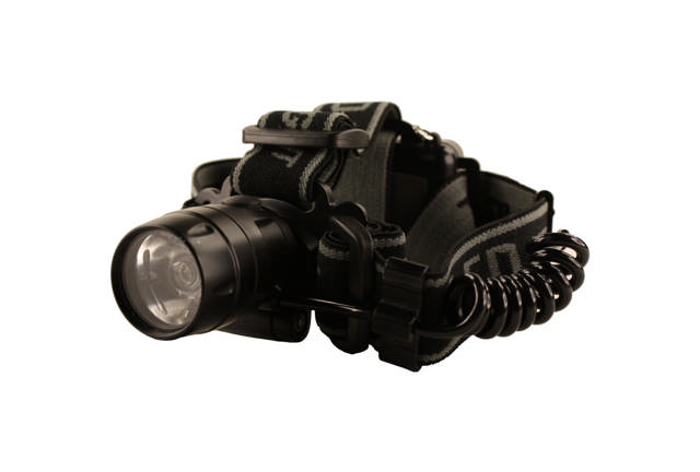HEADLAMP LED FOCUS 5W, 210Lm 40-140m, 3xAAA IN BATTERY PACK