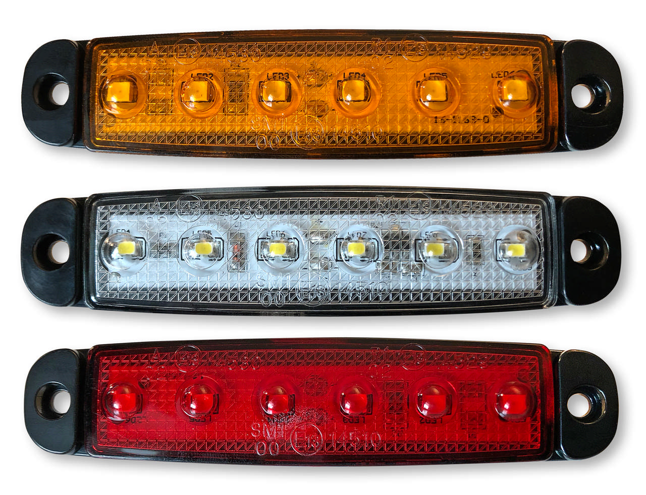 SIDOMARKERING ORANGE, LED