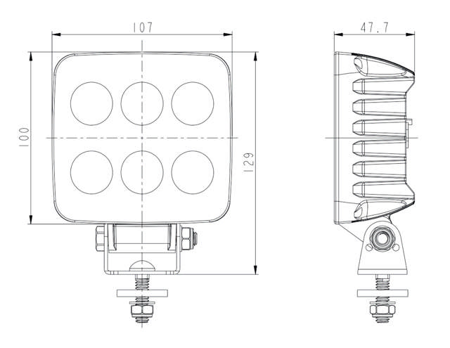 ARBETSBELYSNING/BACKLJUS LED