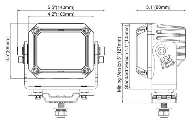 ARBETSBELYSNING HDV 2 60W