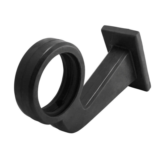 RUBBER ARM BENT 165 mm