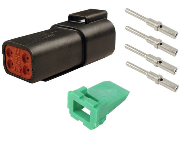 DEUTSCHKONTAKT HANE 4-POLE, DT04-4P-CE02-KIT