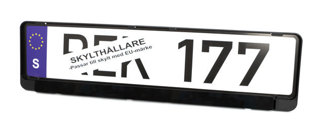 NUMBER PLATE HOLDER