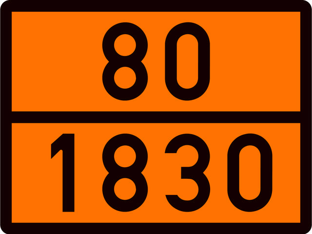 ADR-SKYLT 80/1830 SVAVELSYRA