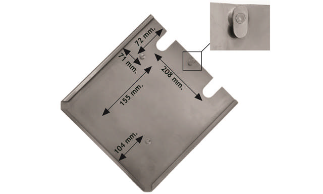 HÅLLARE ADR-SKYLT MED CLIPS