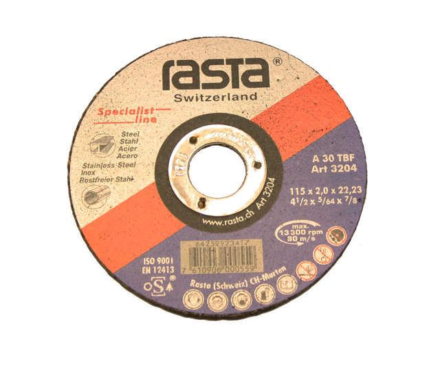 Kapskivor för stål och rostfritt