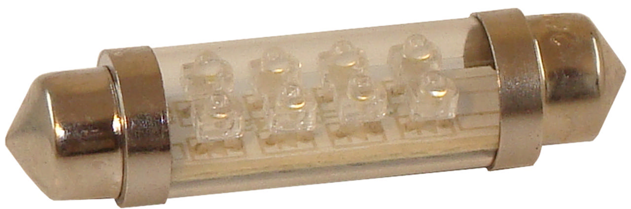 LEDLAMPA SV8.5, 12V, VIT, 0.8W