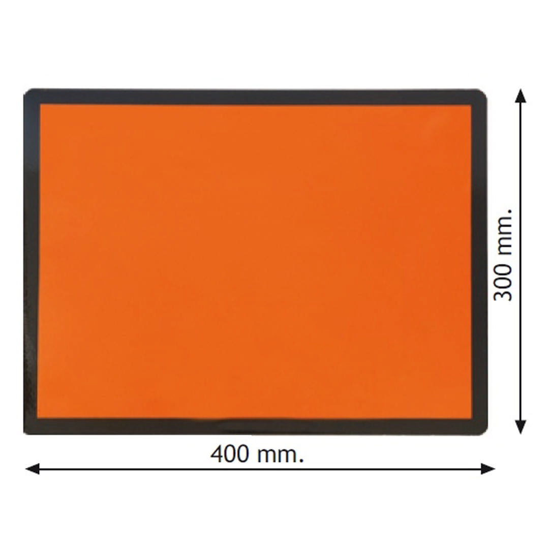 DANGEROUS GOODS SIGN STAINLESS STEEL 400 x 300 x 1 mm