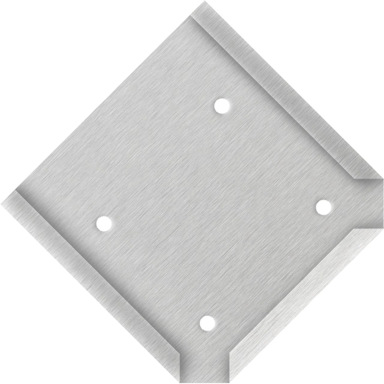 SIGN HOLDER ALUMINIUM 300 x 300 x 1 mm