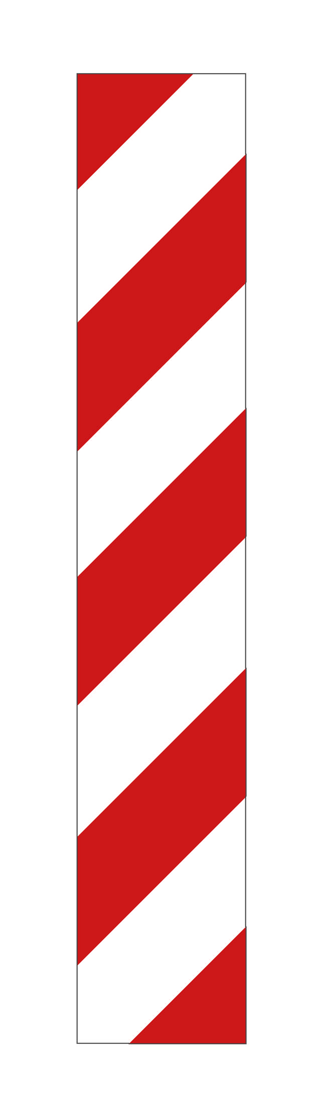 VARNINGSSKYLT SIDOMARKERING VÄNSTER