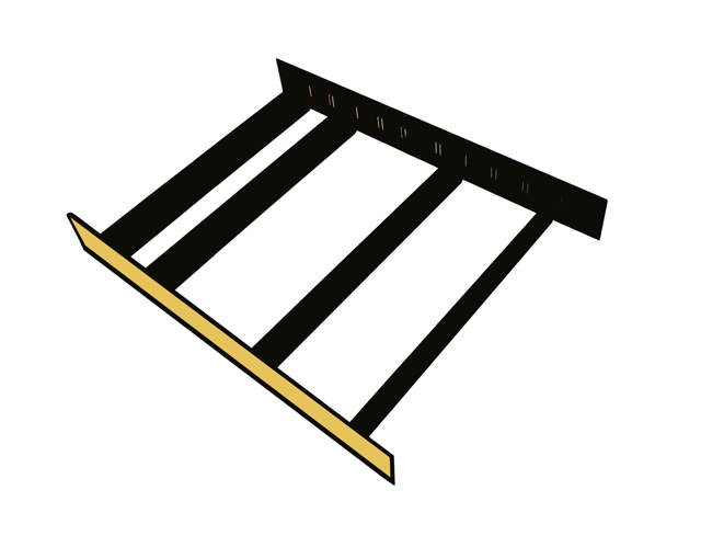 DRAWER DIVIDER IN DRAWER IN BLACK DRAWER