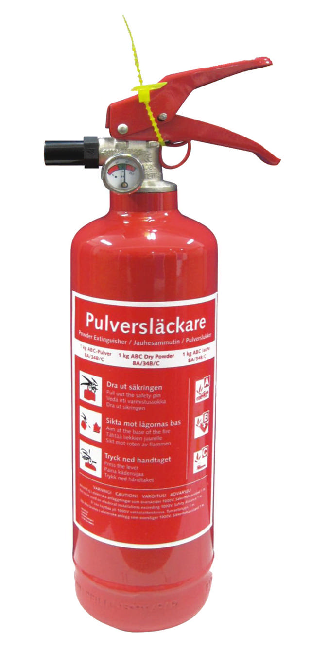 BRANDSLÄCKARE PULVER ABC 1KG
