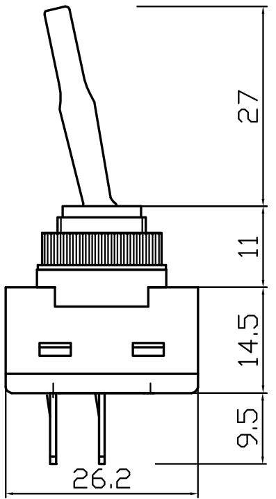VIPPSTRÖMSTÄLLARE, FLASH/OFF,