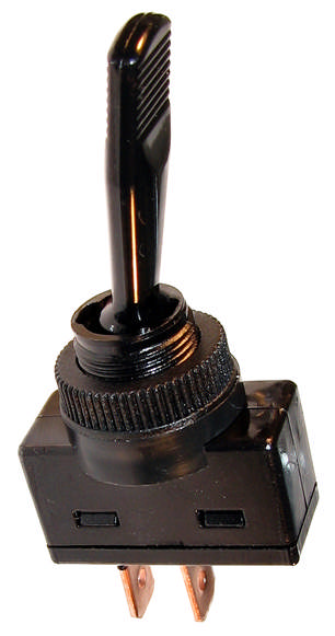 VIPPSTRÖMSTÄLLARE, ON/OFF, SVART