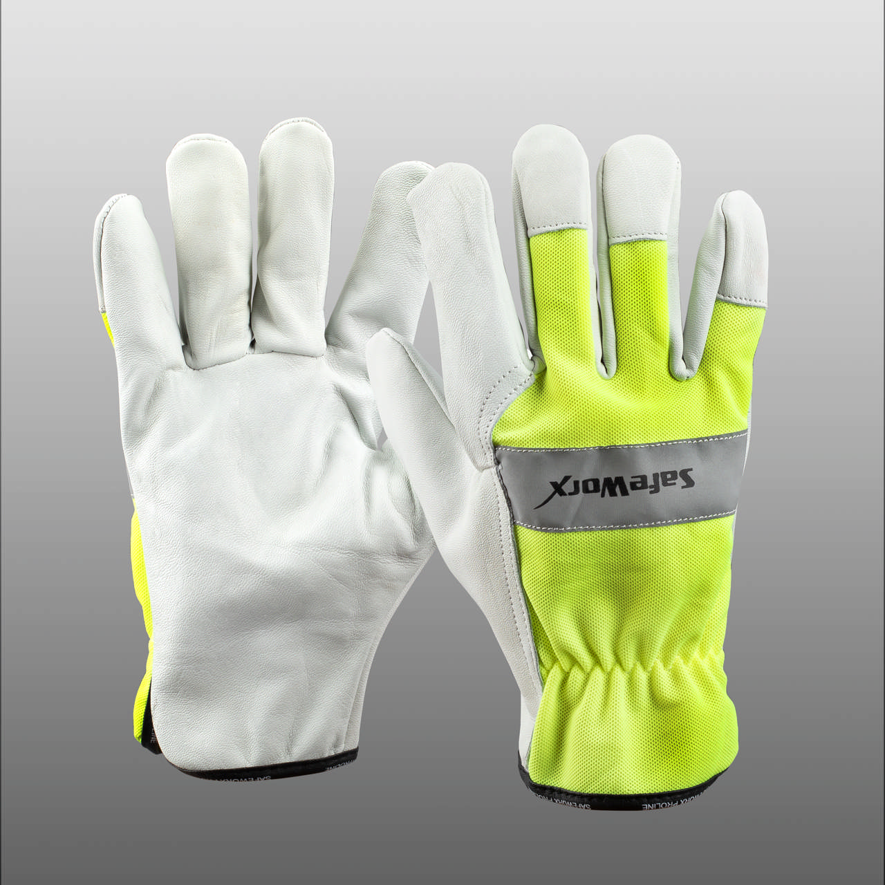 Montagehandske Hi-Viz Getnarv/Nylon