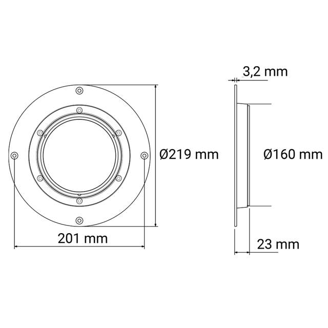 INNERBELYSNING UTAN PIR