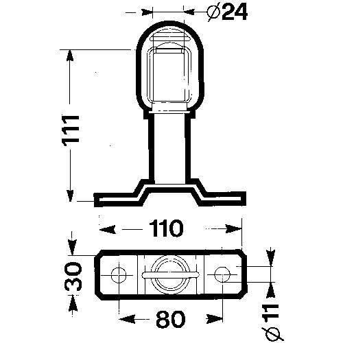 FAST STÅNGFÄSTE  DIN A
