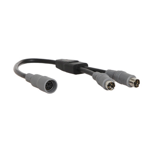 Y-ADAPTER 50CM 6PIN MALE FOR.2X6POL MALE